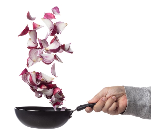 Kucharz przygotowujący danie